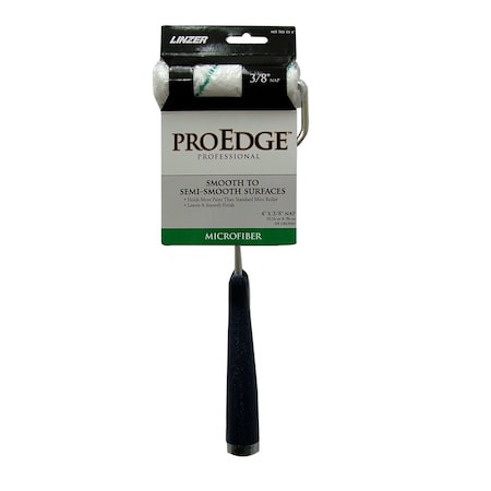 Linzer Linzer Pro Edge 4 in. W Mini Paint Roller Frame and Cover Threaded End MT701-11 4